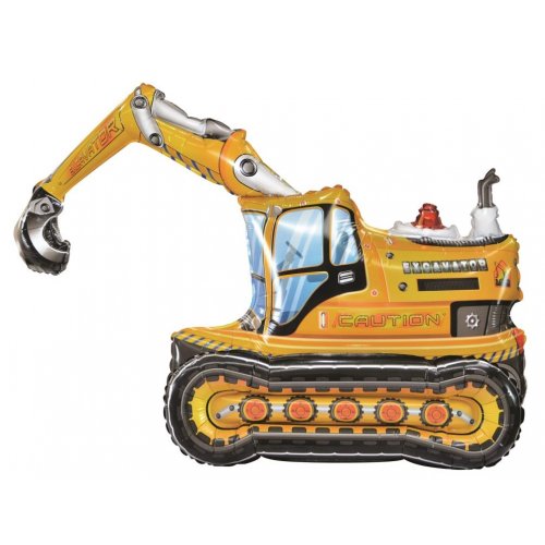 Jumbo Digger Excavator Foil Balloon