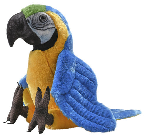 Blue Yellow Macaw Parrot Bird Teddy Bear Soft Toy