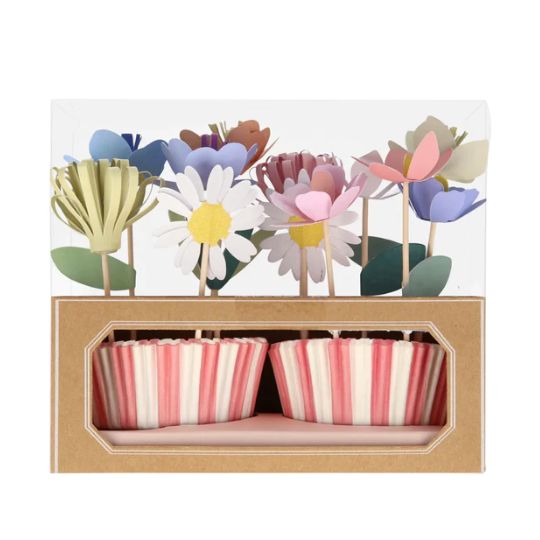 Flower Garden Cupcake Kit- Meri Meri