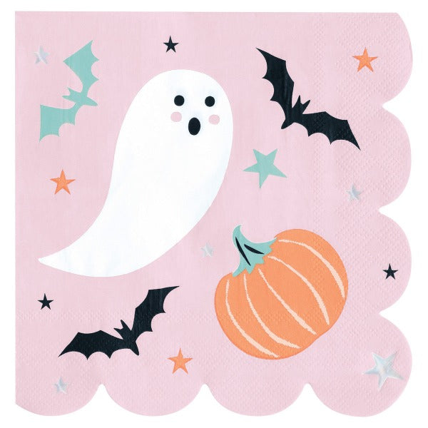 Halloween Pastel Icon Paper Party Napkins