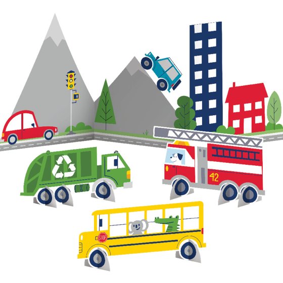 Transportation Time Party Centrepiece