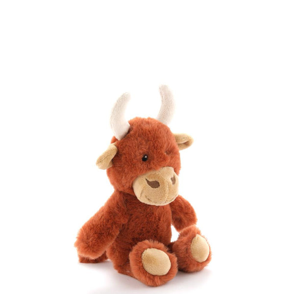 Henry The Highland Cow Baby Rattle Soft Toy