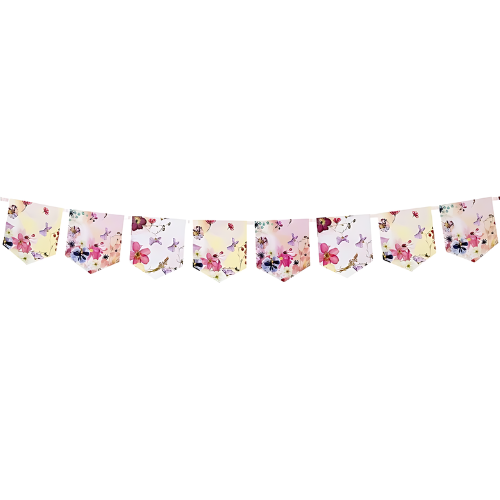 Blossom Girls Vintage Floral Bunting
