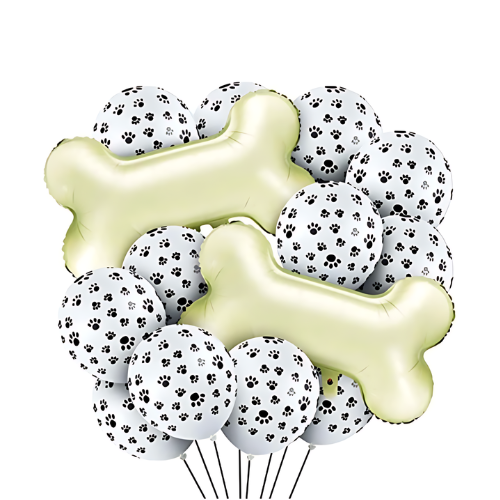 Puppy Dog Bone Paw-some Balloons - Pack of 15