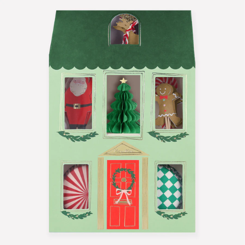 Festive House Christmas Cupcake Kit Meri Meri