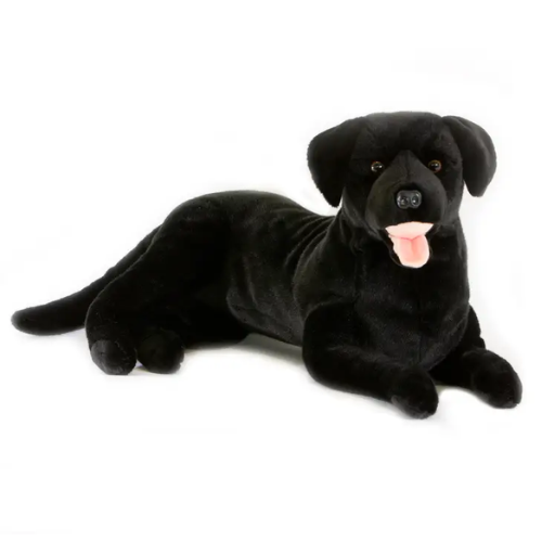 Boots Jumbo Black Labrador Dog Teddy Bear - Soft Toy
