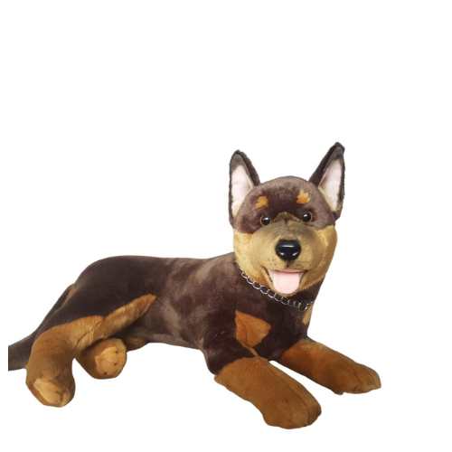 Wilbur -Jumbo Red & Tan Kelpie Dog Teddy Bear - Soft Toy