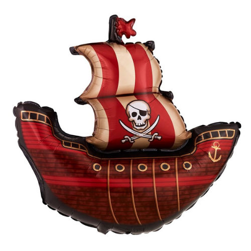 Pirate Ship Foil Shaped Jumbo Balloon