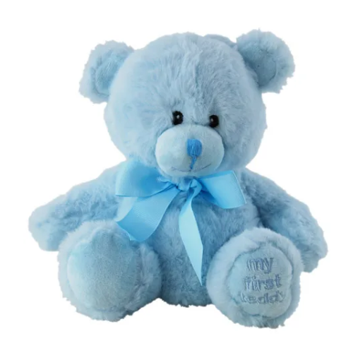 Blue My First Teddy Bear - Soft Toy