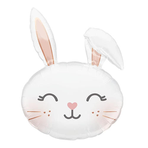 Floppy Eared Bunny Shaped Foil Balloon