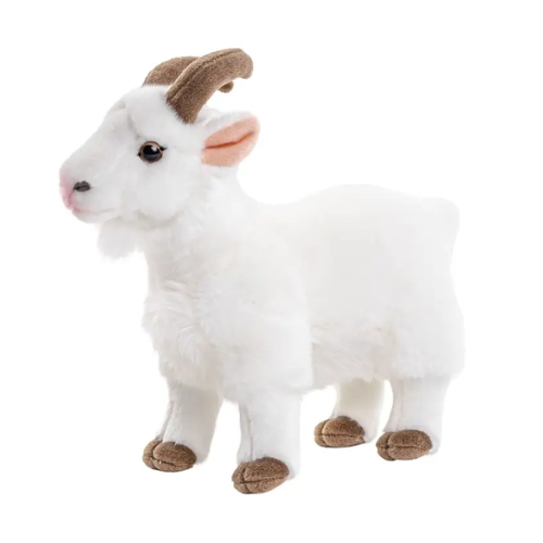 Billy - White Mountain Goat Teddy Bear - Soft Toy