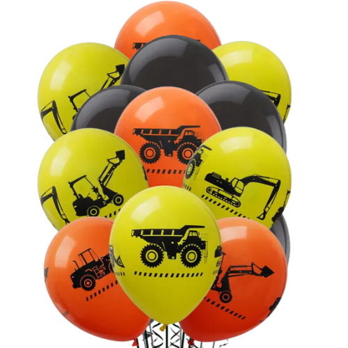 Construction Zone Big Dig Balloons Bouquet