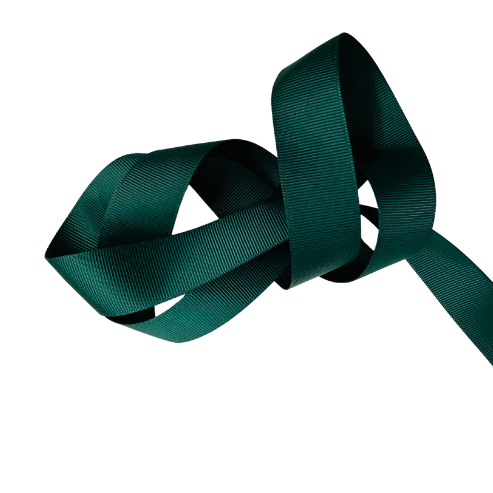 22mm Forest Green Grosgrain Ribbon
