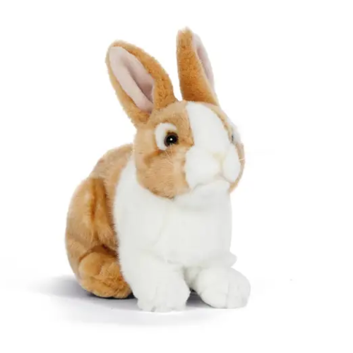 Living Nature Pet Rabbit Brown Teddy Bear - Soft Toy