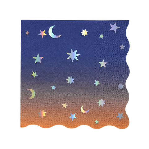 Making Magic Star Large Party Napkins Mer Meri