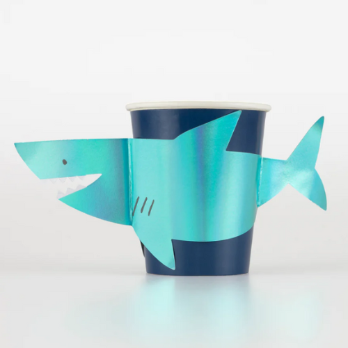 Shark Under The Sea Cups