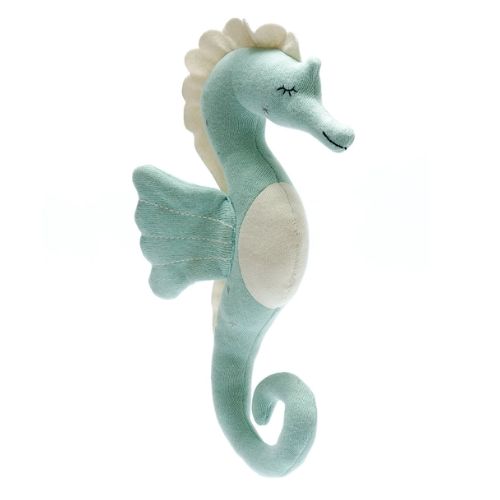 Knitted Organic Cotton Seahorse Soft Toy - Best Years