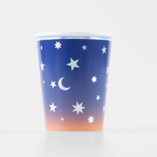 Making Magic Star Paper Party Cups