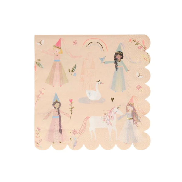 Princess Large Party Napkins Meri Meri