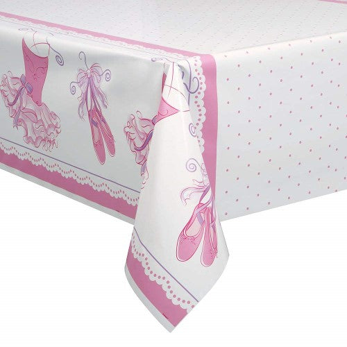 Ballerina Plastic Party Tablecloth