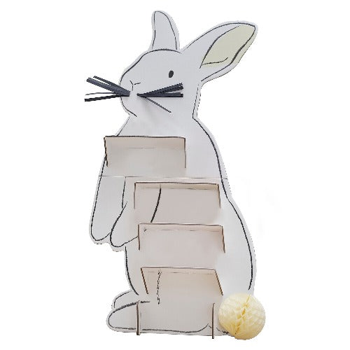  White Rabbit Treat Stand - Easter