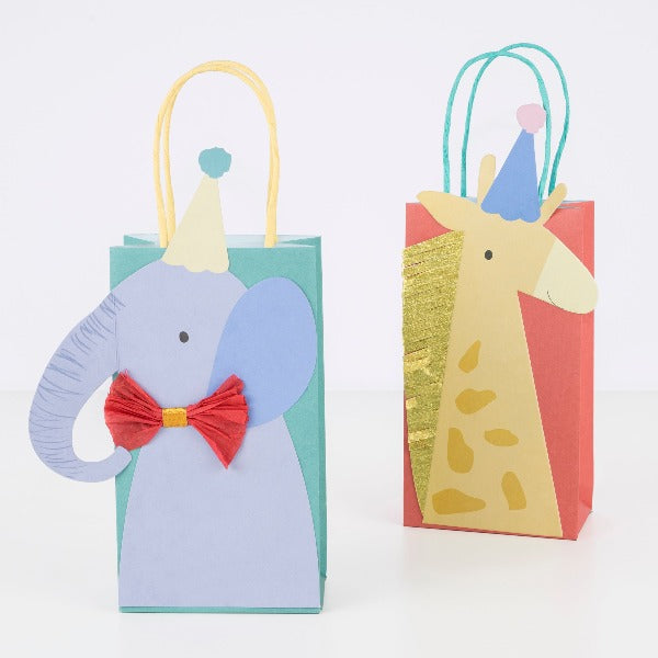 Animal Parade Party Bags Pack of 8 Meri Meri