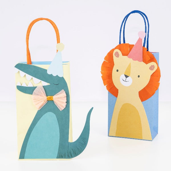Animal Parade Party Bags Pack of 8 Meri Meri