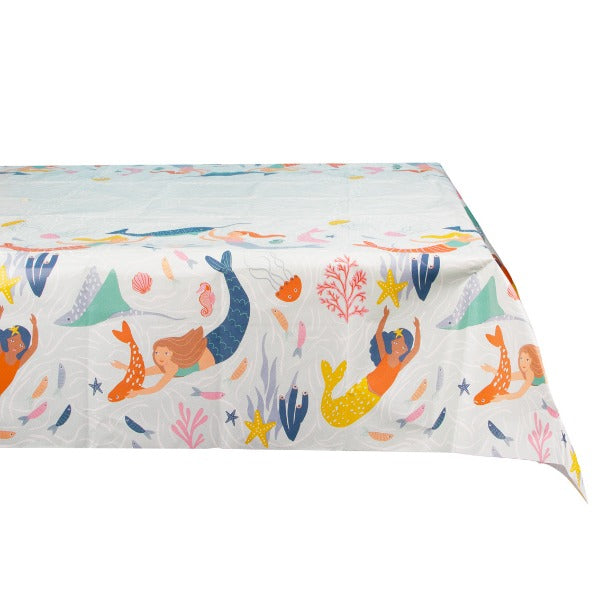 Make Waves Mermaid Tablecloth - Under The Sea