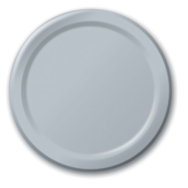 Silver Small Plain Paper Plate