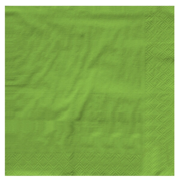 Lime Green Plain Luncheon Napkins