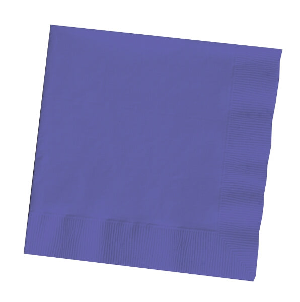 Purple Plain Luncheon Napkins