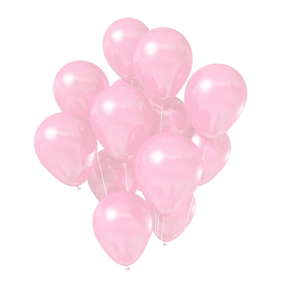 Baby Pink Latex Party Balloons