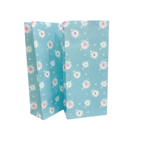 Baby Blue Daisy Chain Paper Party Bags
