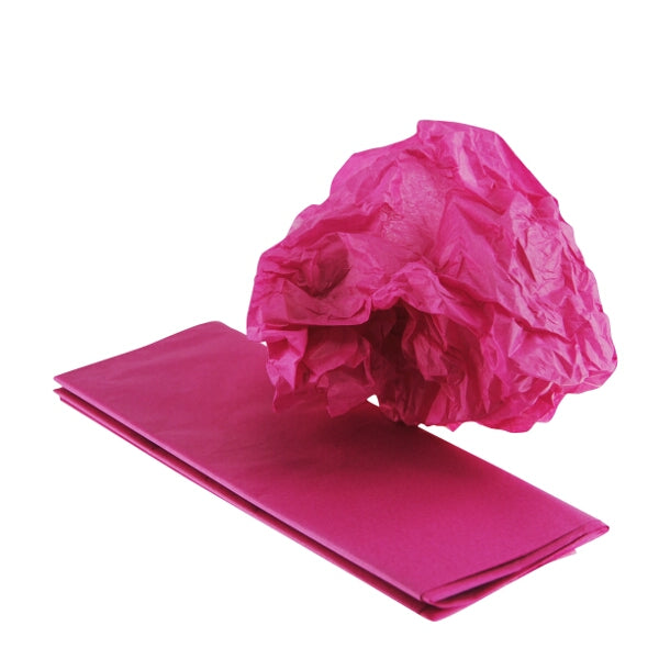 Hot Pink Plain Tissue Paper
