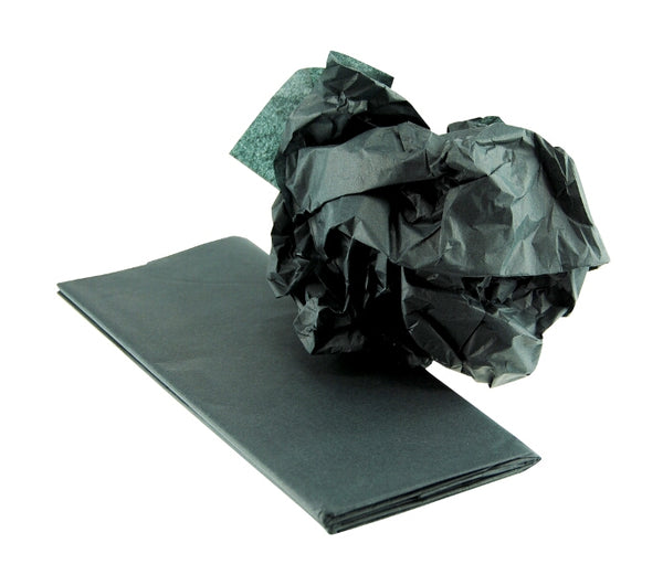 Black Plain Tissue Paper