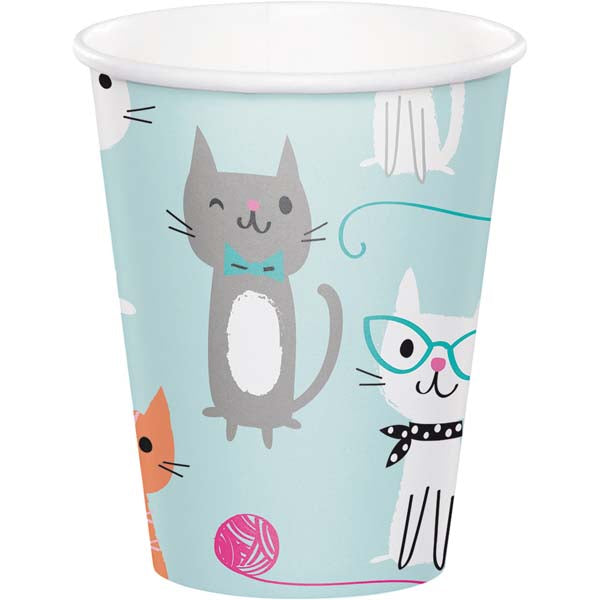 Purr-Fect Kitty Cat Paper Cups