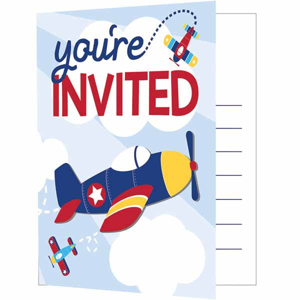 Lil' Flyer Party Invitations