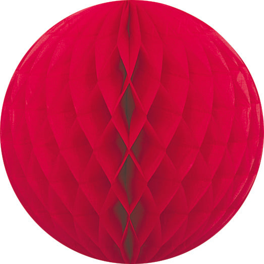20cm Red Honeycomb Paper Ball