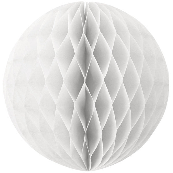 20cm White Honeycomb Paper Ball
