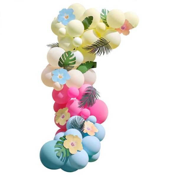 Luxe Floral Tropical Balloon Garland