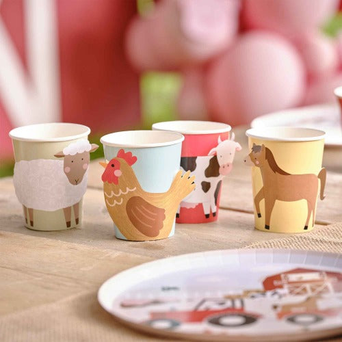 Farm Friends Animal Party Cups
