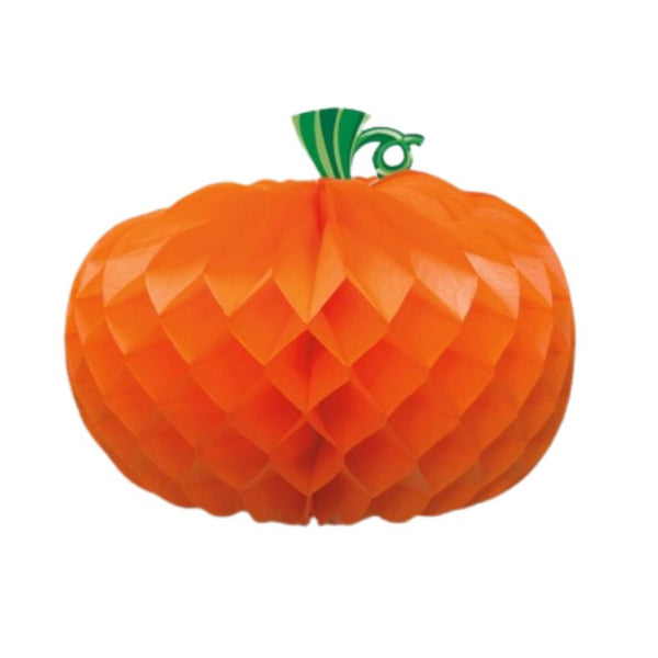 Halloween Pumpkin Honeycomb Decoration