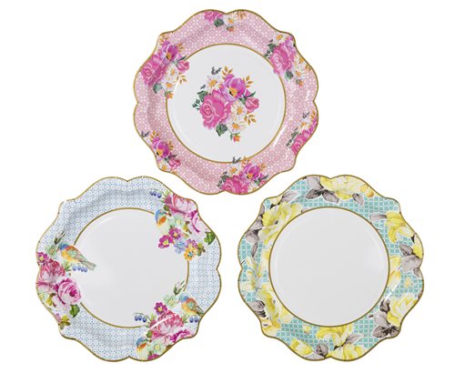 Truly Scrumptious Plate Medium Vintage Talking Tables