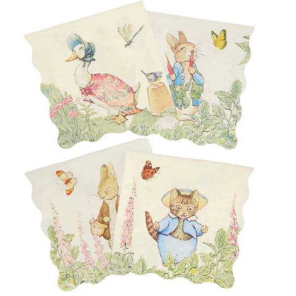 Peter Rabbit in the Garden Large Party Napkin Meri Meri Party