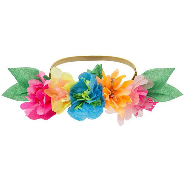 Bright Floral Blossom Party Crowns Meri Meri