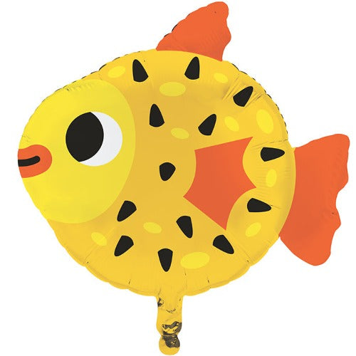 Pufferfish Shaped Balloon - Under the Sea