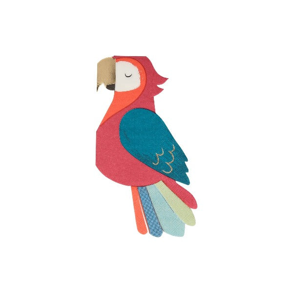 Tropical Parrot Party Napkins Meri Meri