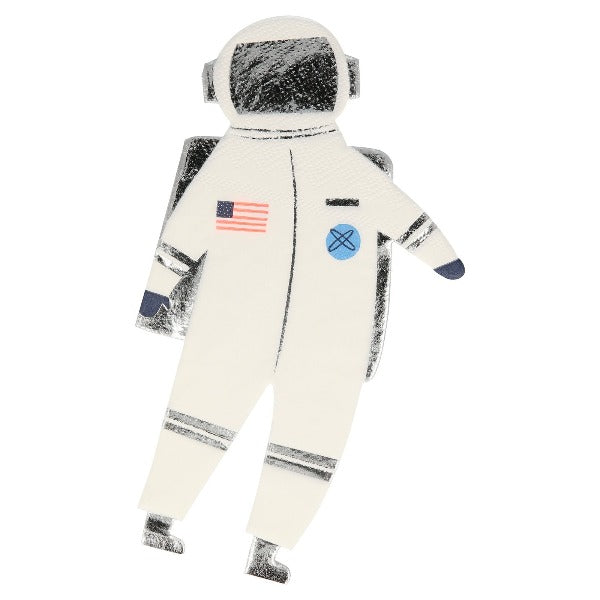 Astronaut Shaped Party Napkins - Outer Space Meri Meri