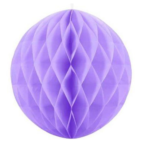 20cm Lavender Honeycomb Paper Ball