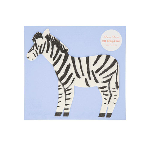 Meri Meri Safari Zebra Napkins